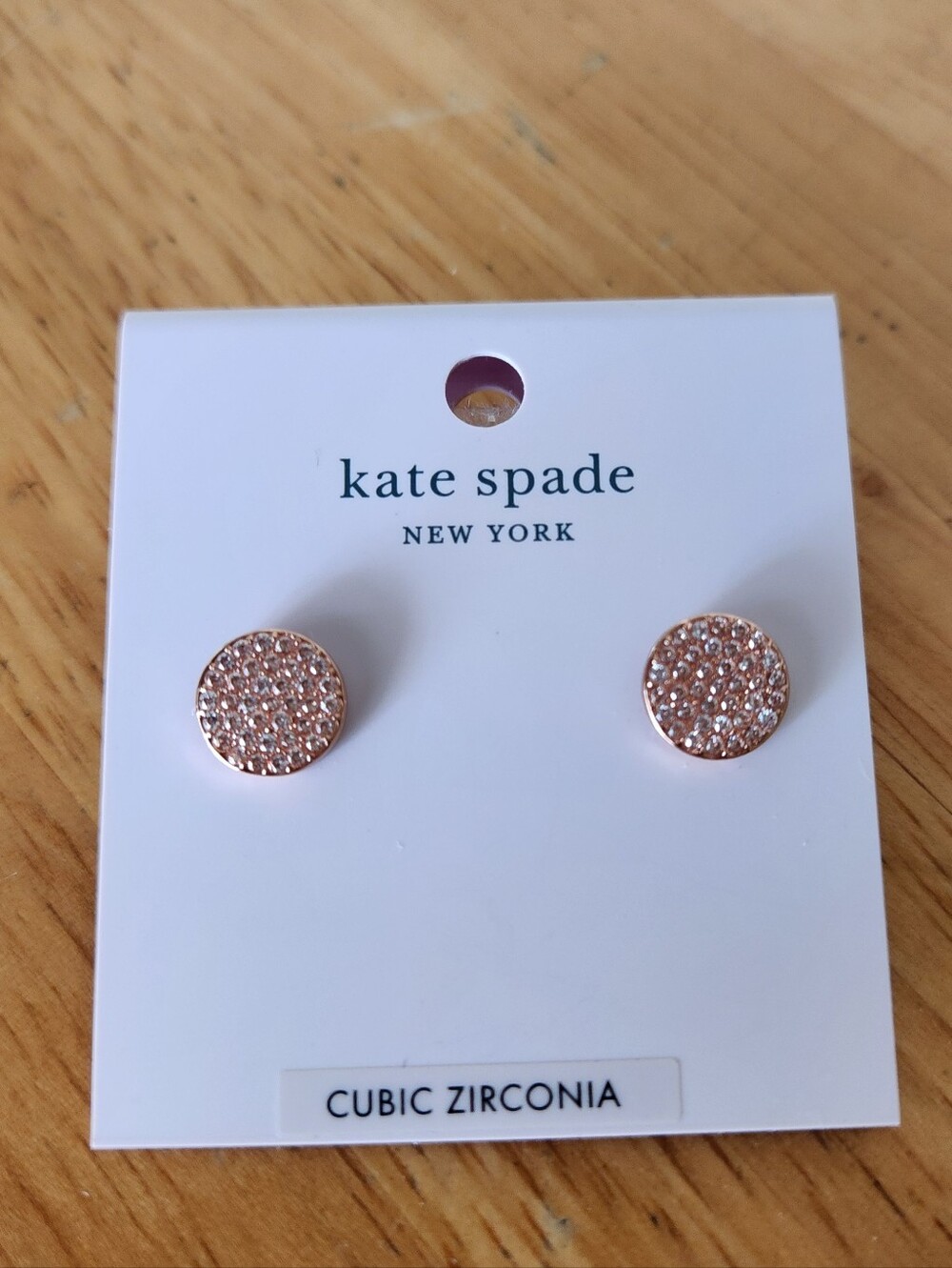 Kate Spade Rose Gold Studs